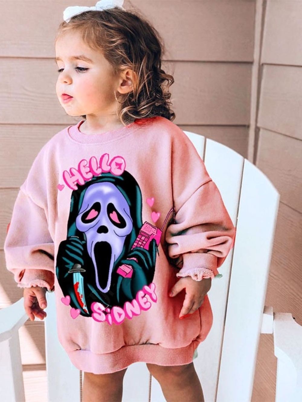 Toddler Boutique Scream Halloween Sweatshirt